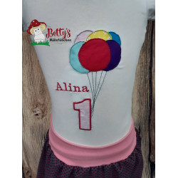 Stickdatei - Luftballon Strauß Appli 